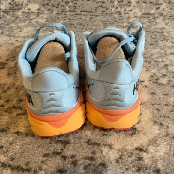 Hoka One One Clifton 8 Sunset Women’s Running Shoes Sizes 5 - Picture 4 of 5